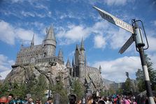 Detail pictures of Wizarding World Hollywood