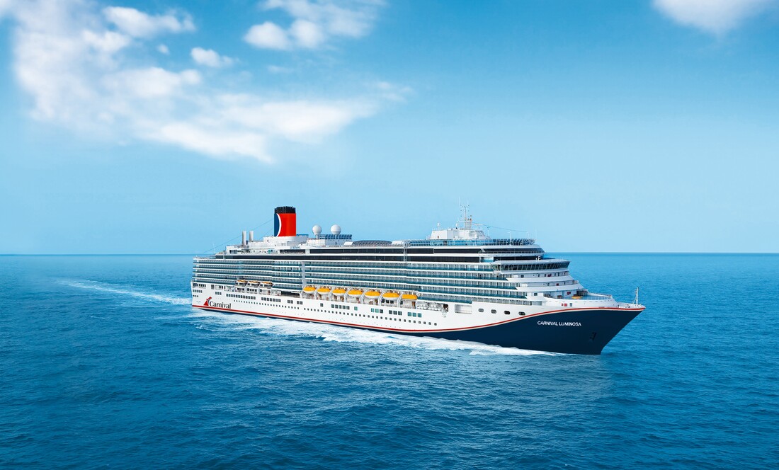 CARNIVAL LUMINOSA OPENS FOR SALE AS THE NEWEST FUN SHIP PREPARES TO JOIN THE CARNIVAL CRUISE LINE FLEET