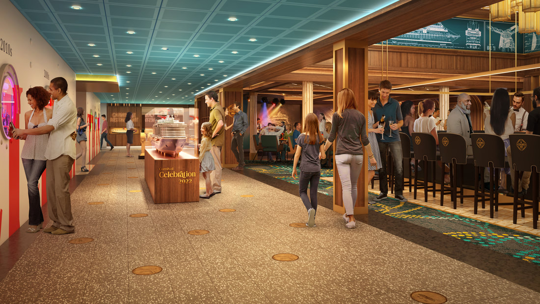 CARNIVAL CRUISE LINE REVEALS NEW CARNIVAL CELEBRATION VENUE HIGHLIGHTING 50 YEARS OF FUN