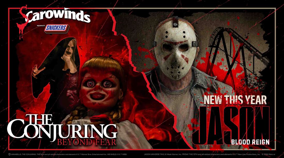 Eight New SCarowinds Attractions & Jason: Blood Reign coming to Carowinds for Halloween Haunt