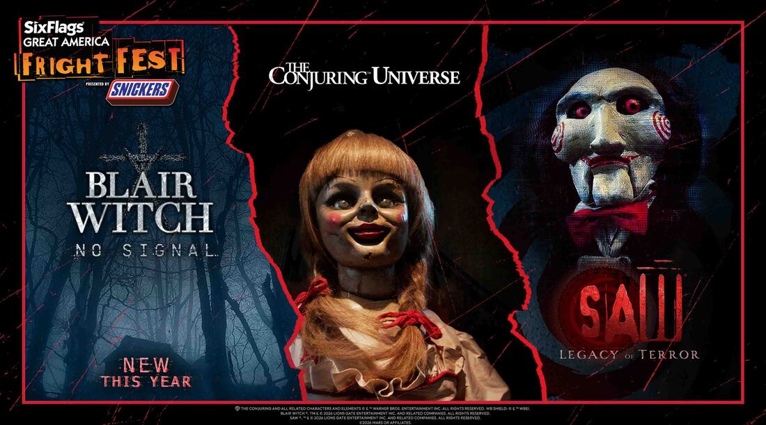 Six Flags Great America Celebrates 35 Years of Screams with New Terrors, Returning Nightmares and Fall Thrills