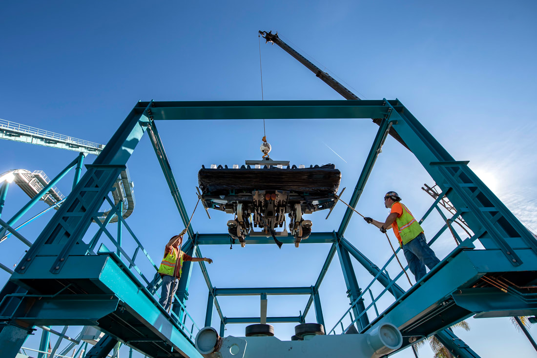 MAJOR CONSTRUCTION UPDATE – TWO EXCITING NEW MILESTONE FOR   SEAWORLD’S NEW DIVE COASTER