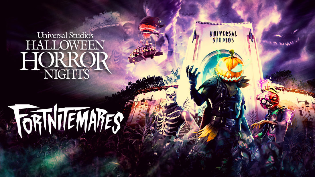 Halloween Horror Nights Drops A New Scare Zone Inspired By Fortnite’s Signature Event “Fortnitemares”