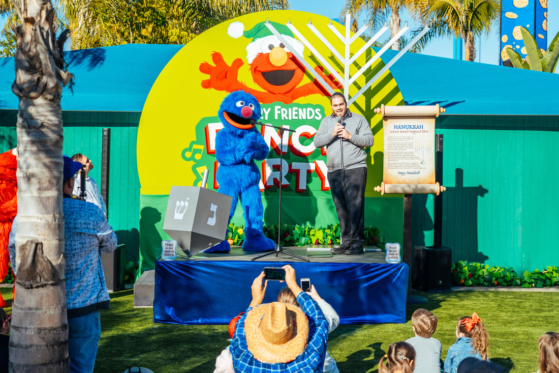 Hanukkah Celebration Returns to Sesame Place San Diego