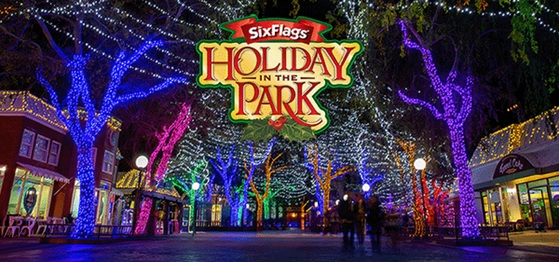 Six Flags Magic Mountain Dazzles Southern California During Holiday in the Park