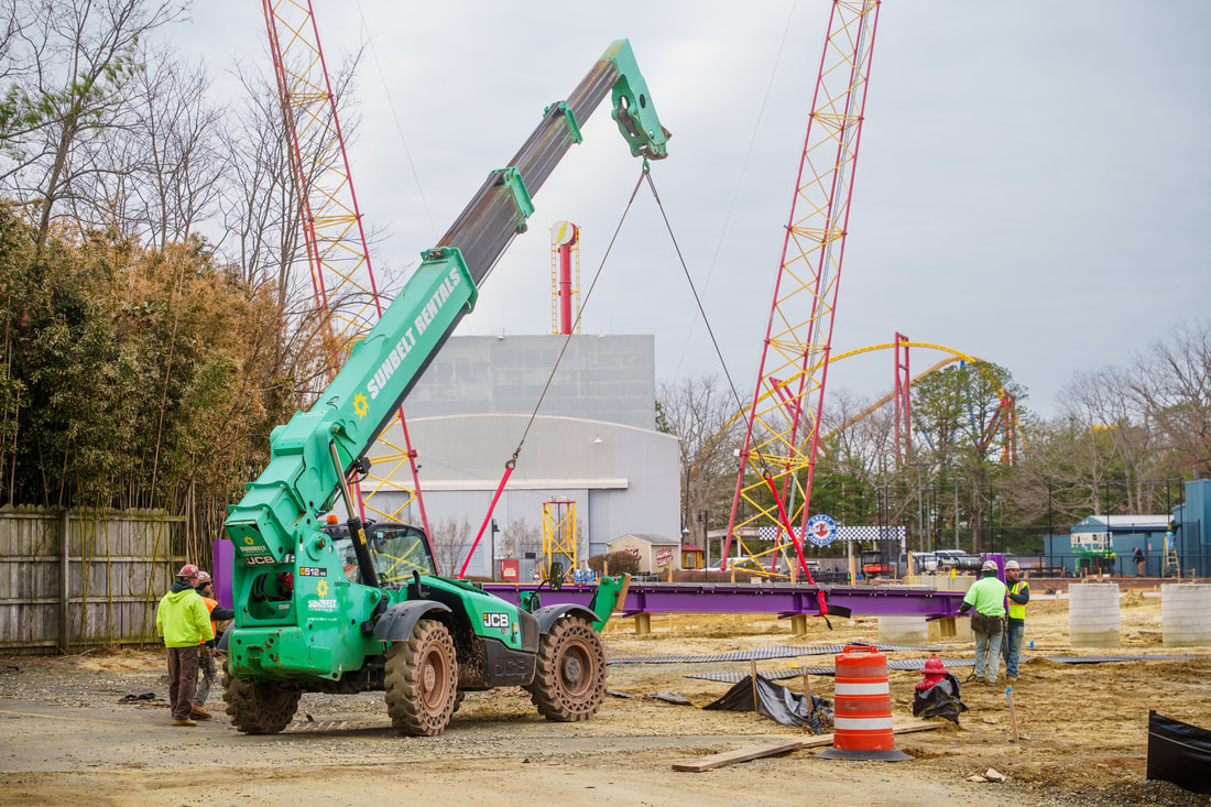 A Major New Attraction Begins to Rise at Six Flags Great Adventure