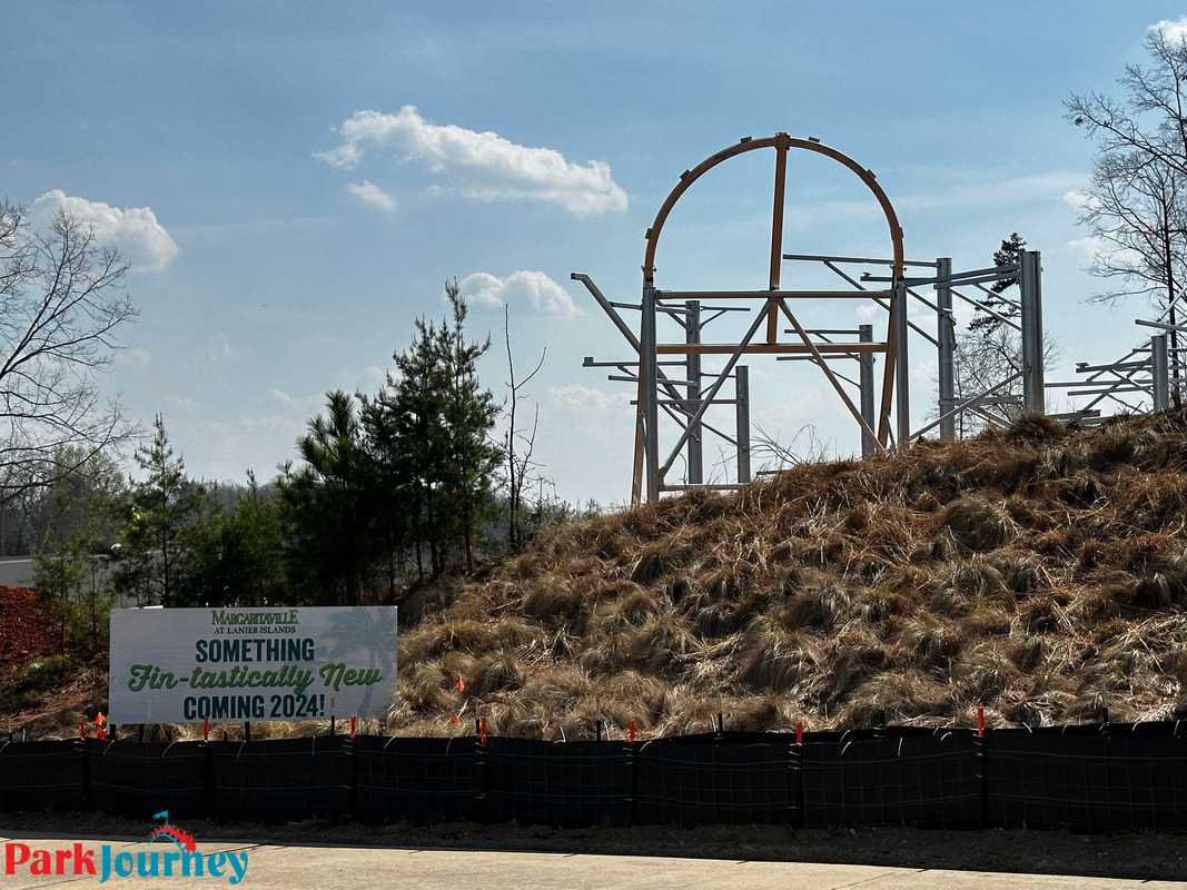 Margaritaville Lanier Islands Fins Up Water Park Construction Update - March 21, 2024