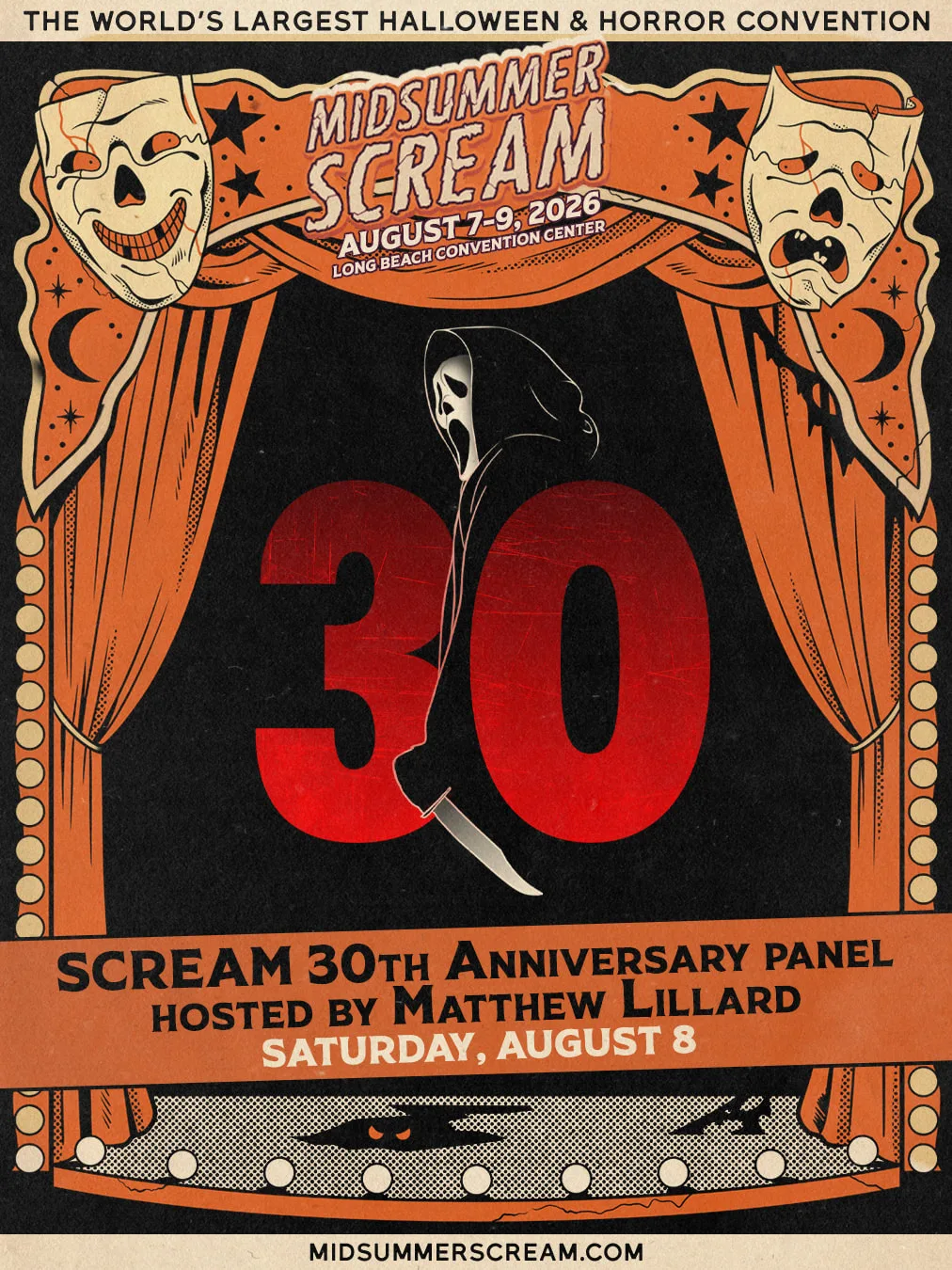 Midsummer Scream Partners with Paramount Scares for the Ultimate 30th Anniversary Celebration of Scream!