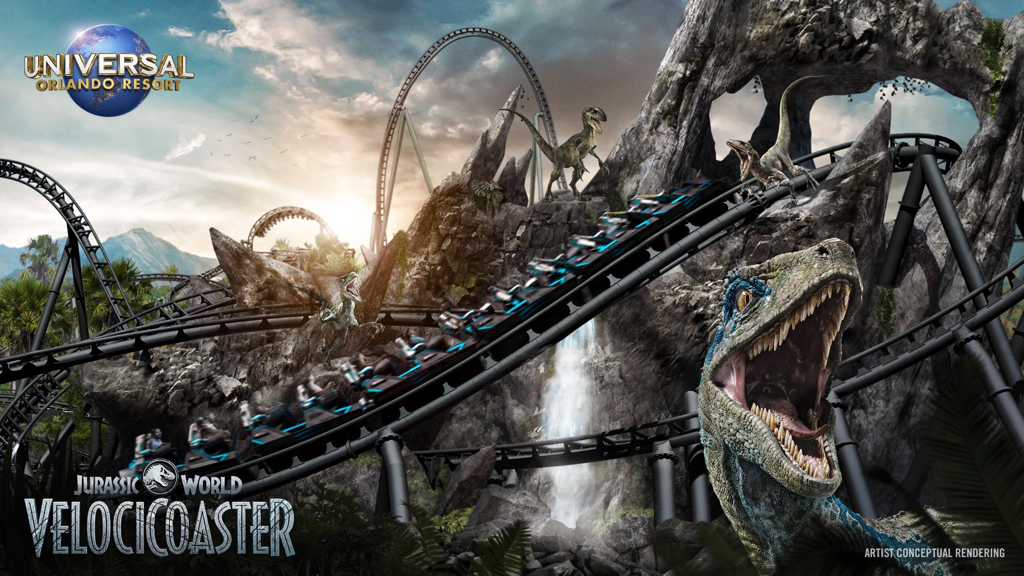 Universal Orlando Resort Reveals New Jurassic World VelociCoaster – The Most Thrilling And Intense Roller Coaster, Inspired By The Global Blockbuster Films