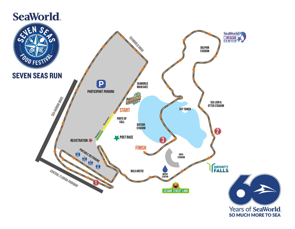 SeaWorld Orlando Unveils Inaugural Seven Seas Food Festival 5K Fun Run as Part of 60th Anniversary Celebration