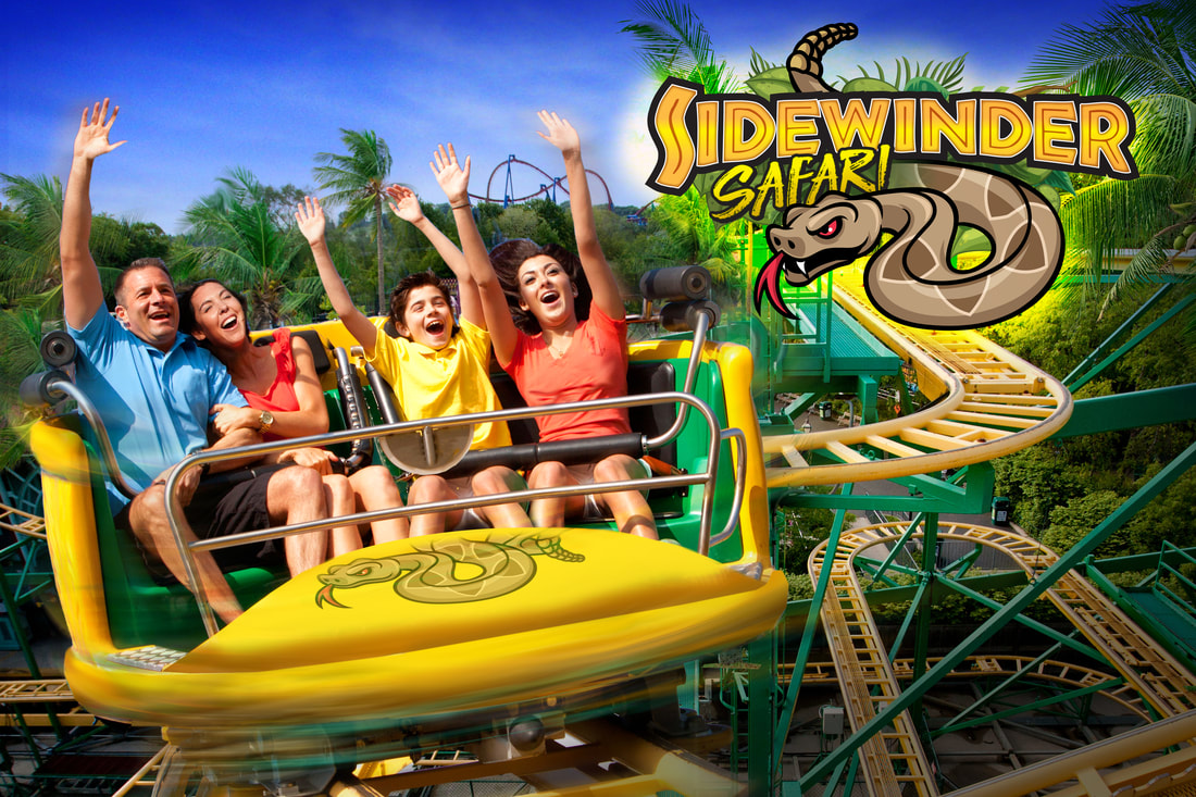 New Spinning Roller Coaster Sidewinder Safari, Slithers into Six Flags Discovery Kingdom in 2020
