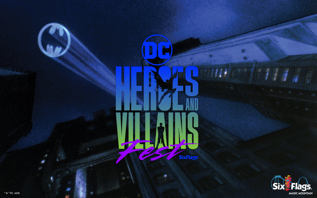 Six Flags Magic Mountain Unveils DC Heroes & Villains Fest