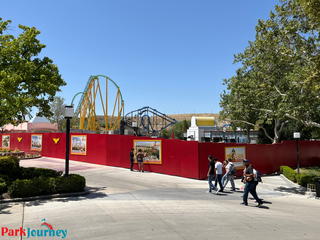 Six Flags Magic Mountain Wonder Woman Flight Of Courage Update #11 - April 30, 2022