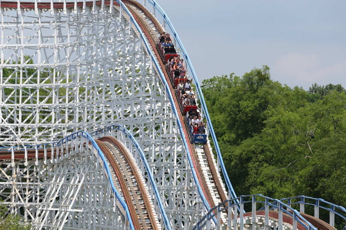 The Great American Scream Machine Opens at Six Flags Over Georgia Memorial Day Weekend