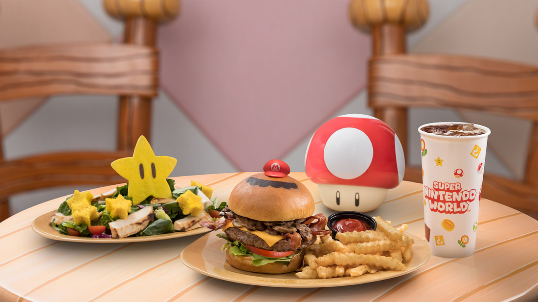 Toadstool Cafe and 1-UP Factory Add Awesome Dining and Shopping Experiences to SUPER NINTENDO WORLD