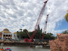 Jurassic Park Coaster Construction Update - Universal Orlando Resort: March 6, 2020