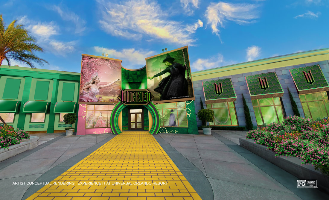 Wicked Comes to Life with Inspiring Experiential, Retail and Dining Opportunities at Universal Studios Hollywood and Universal Orlando Resort, Beginning in Late October