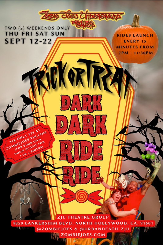 Zombie Joe's Bringing Back Fan-Favorite Dark Dark Ride Ride!